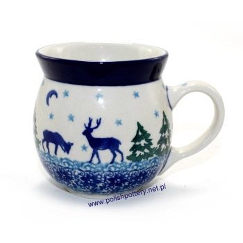 Kubek czeski beczułka 0,22L dek. Jelonki